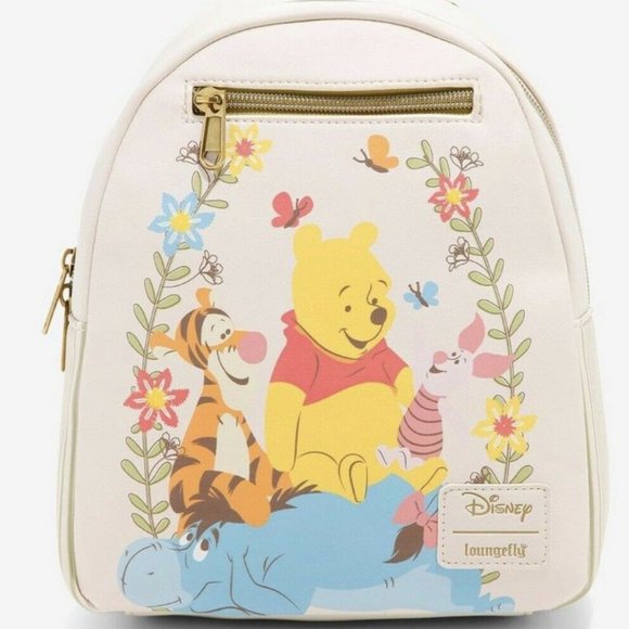 Loungefly Disney Winnie The Pooh Mini Backpack Pooh Piglet Tigger Eeyore Bag - Picture 5 of 8